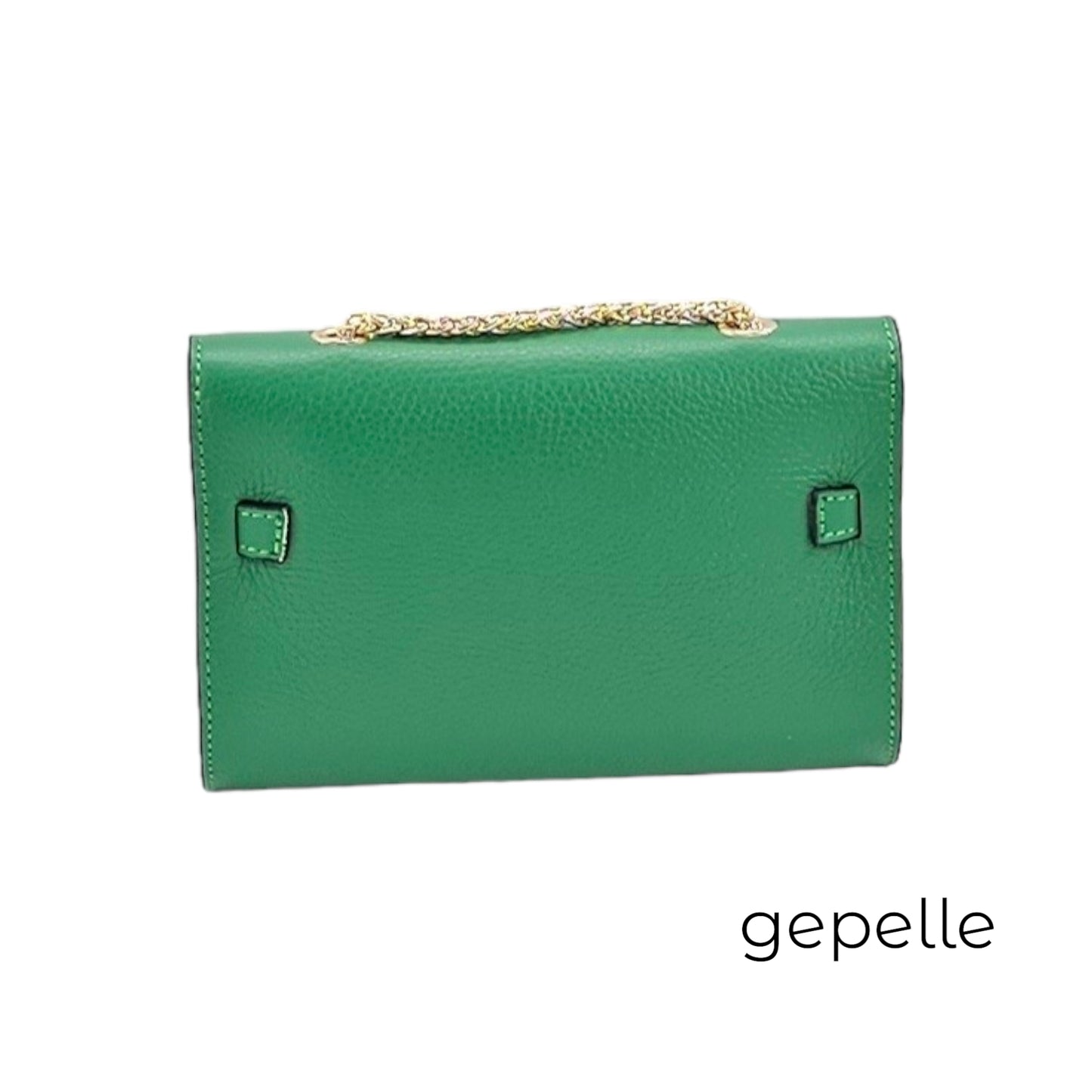 Geanta verde din piele naturala Calithea