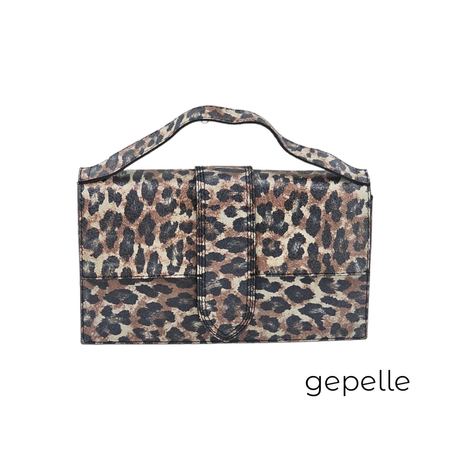 Geanta animal print din piele naturala Ivanka