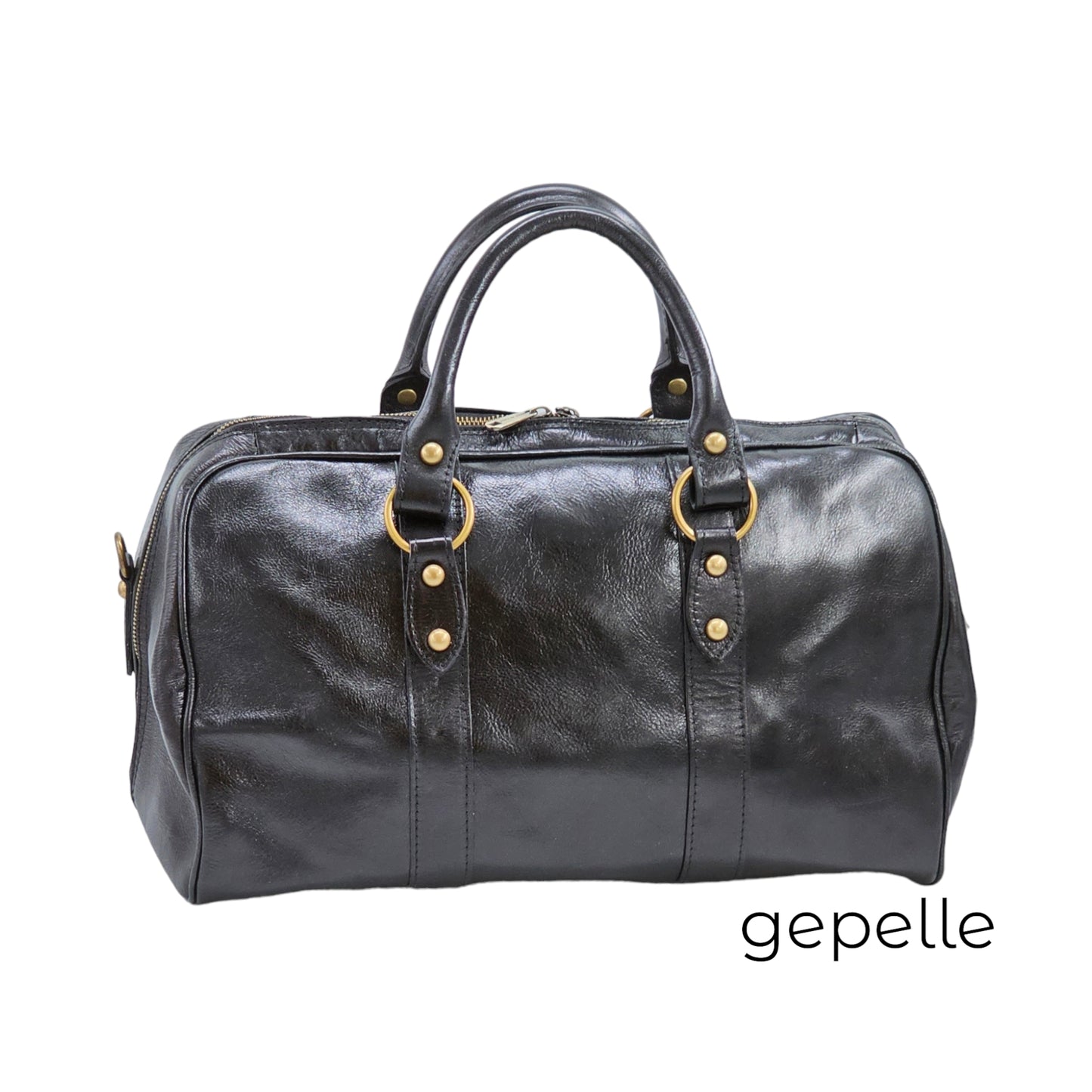 Geanta neagra din piele naturala Mallory