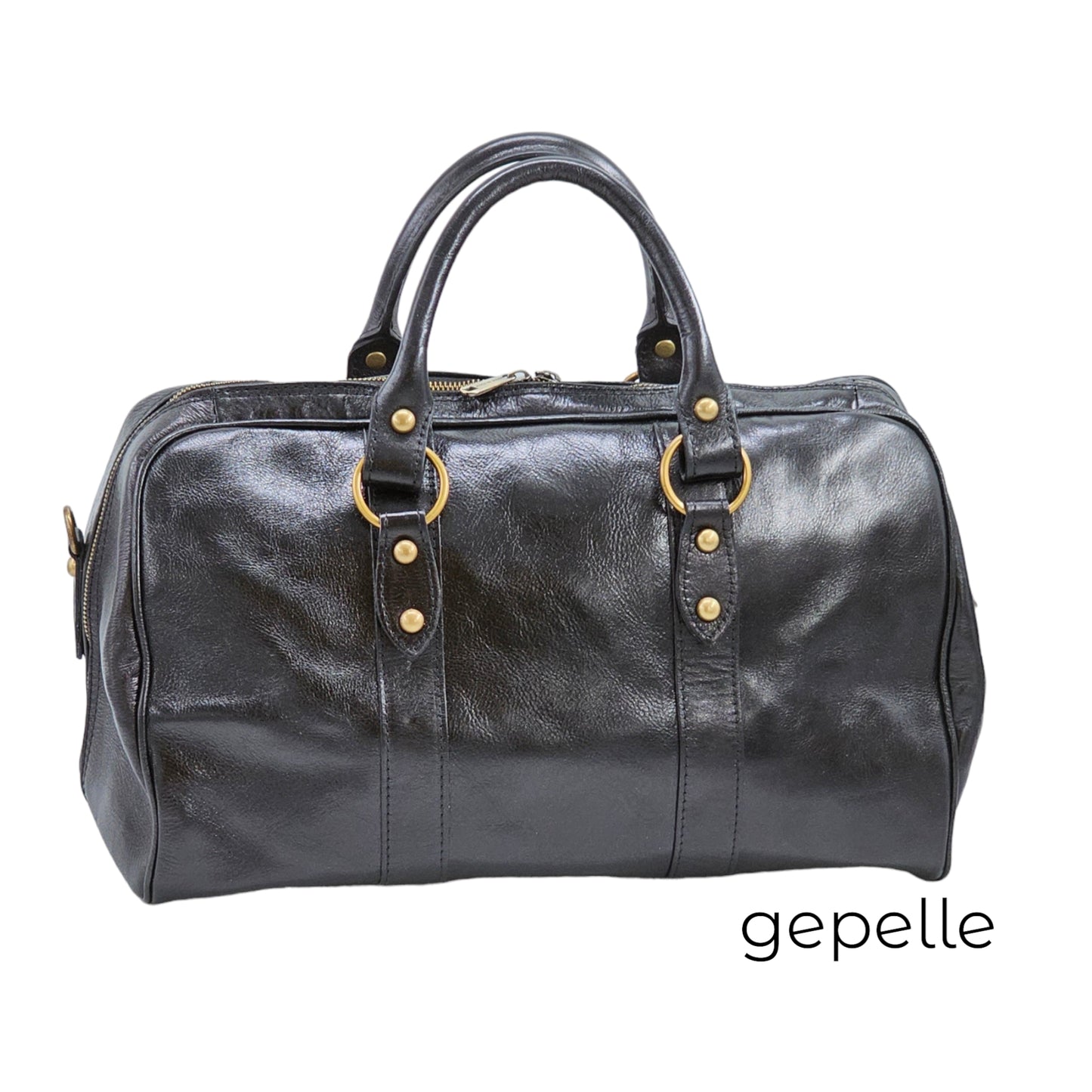 Geanta neagra din piele naturala Mallory
