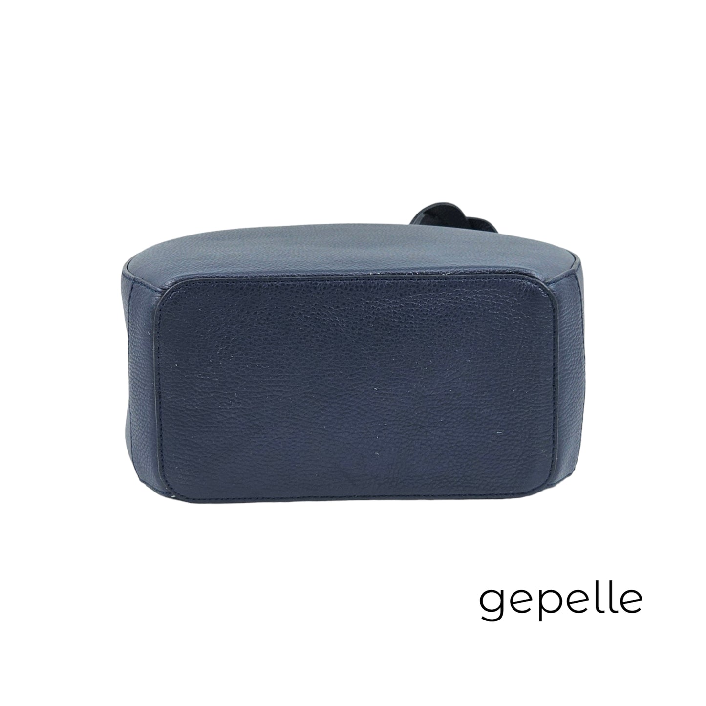 Geanta albastru inchis / bleumarin din piele naturala Zoe