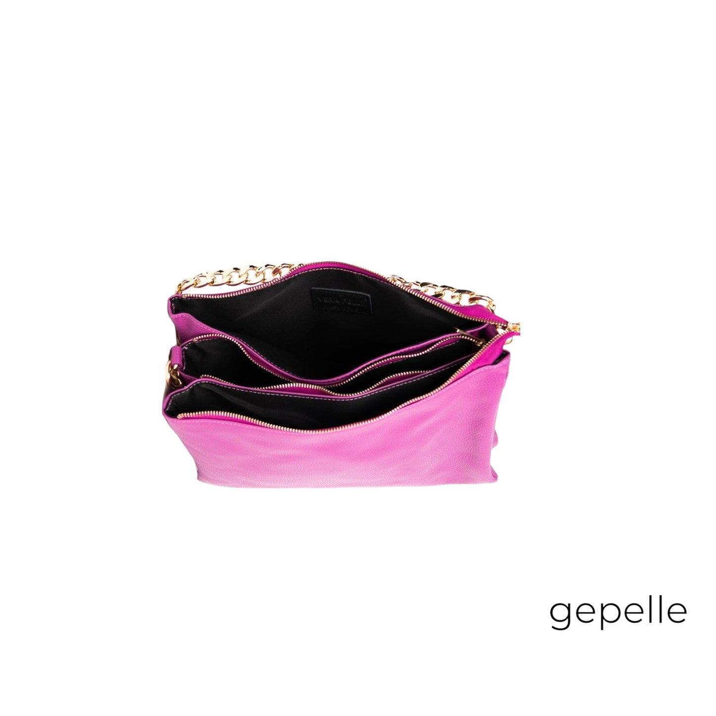 Geanta fuchsia din piele naturala Jennifer