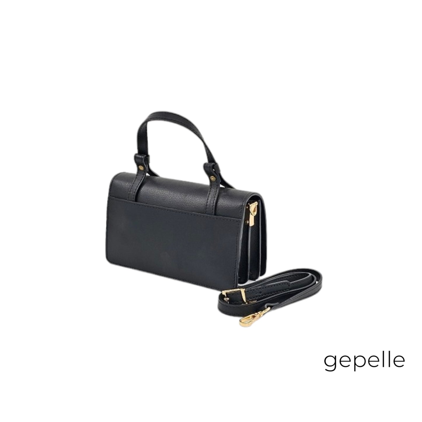 Geanta neagra din piele naturala Abigail