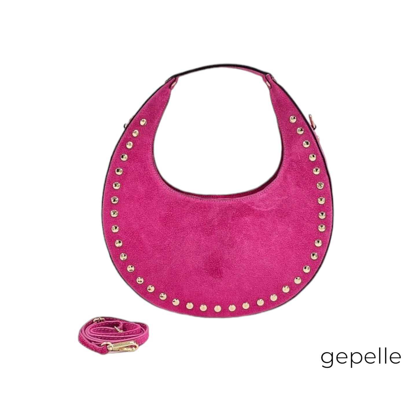Geanta fuchsia din piele naturala Armida