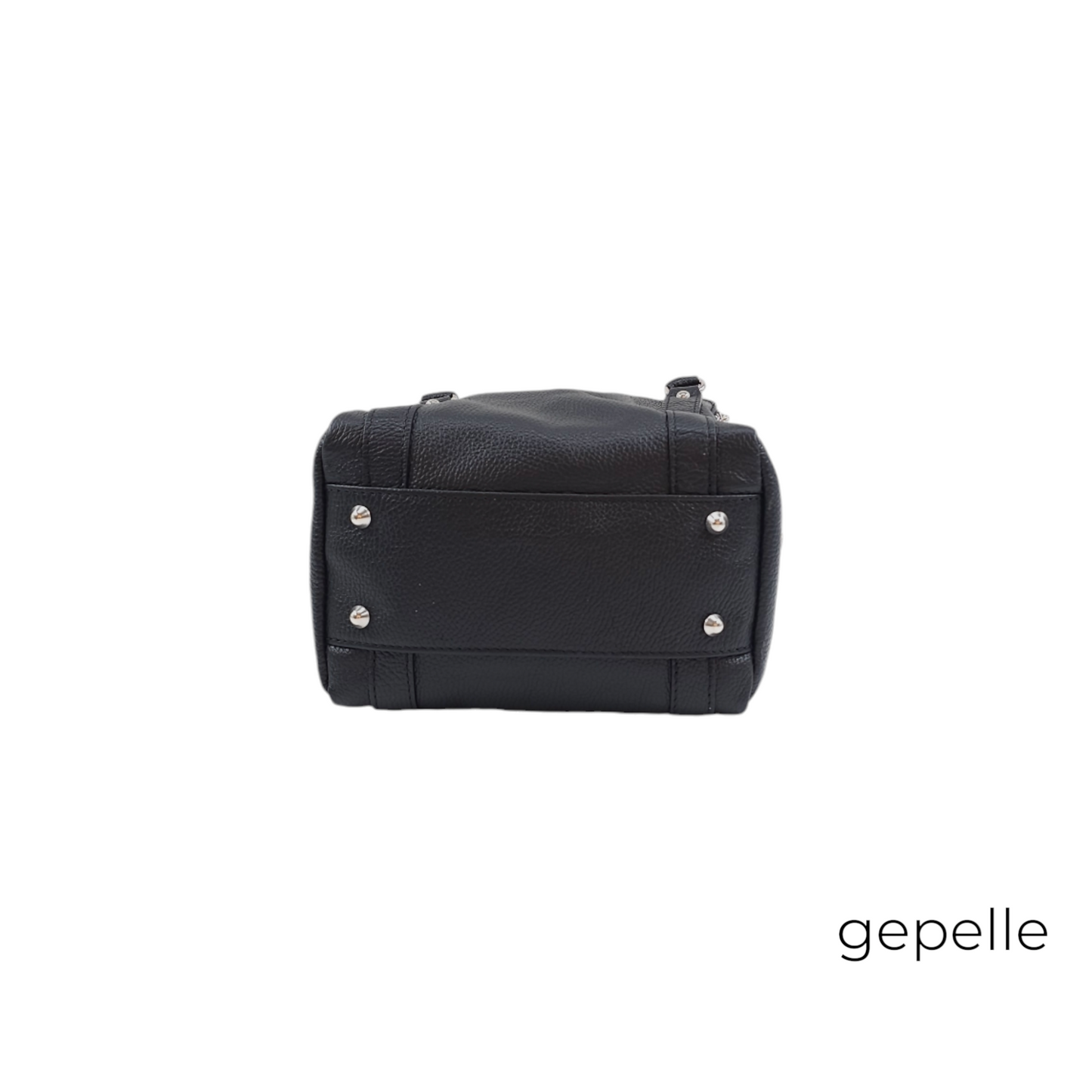 Geanta neagra din piele naturala Kasya