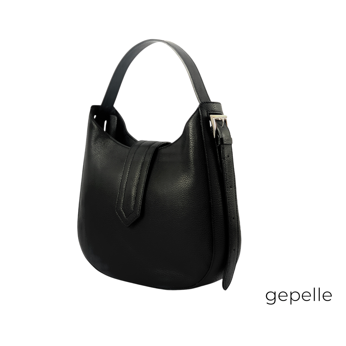 Geanta neagra din piele naturala Ginevra