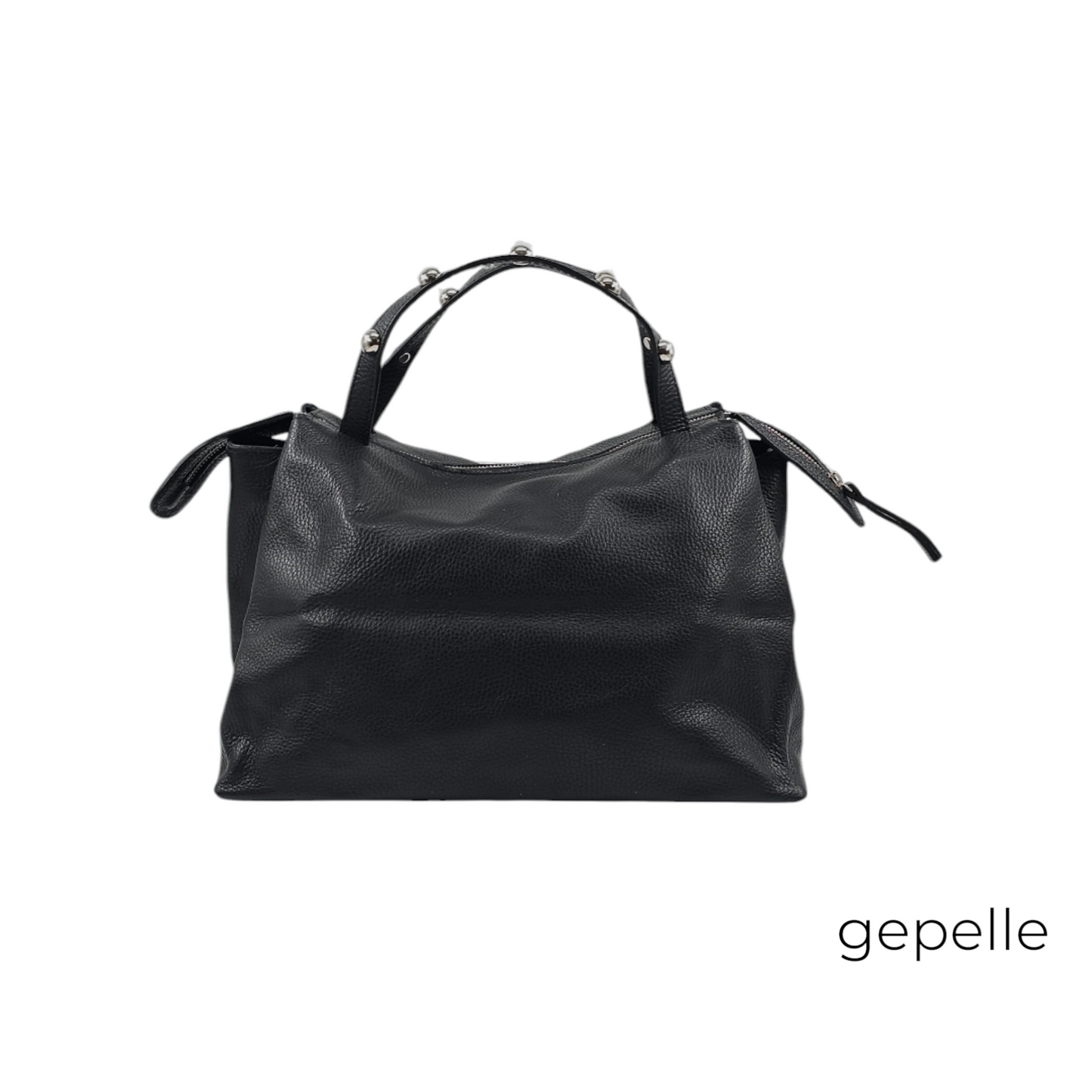 Geanta neagra din piele naturala Makeeda Maxi