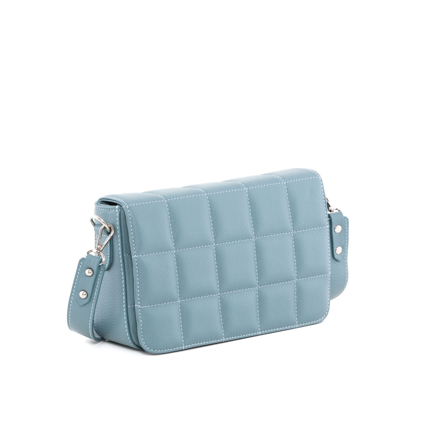 Geanta albastru deschis / bleu din piele naturala Romina