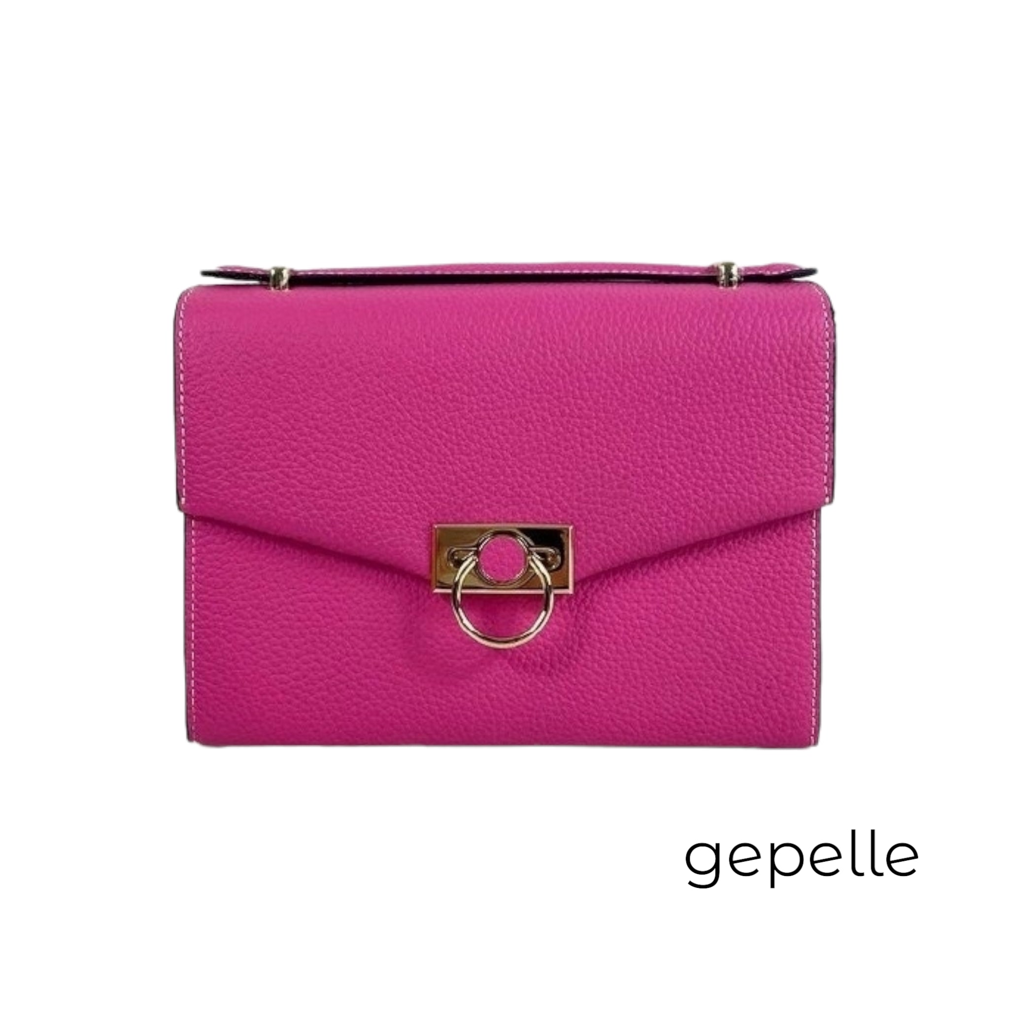 Geanta roz fuchsia din piele naturala La mer – gentipiele