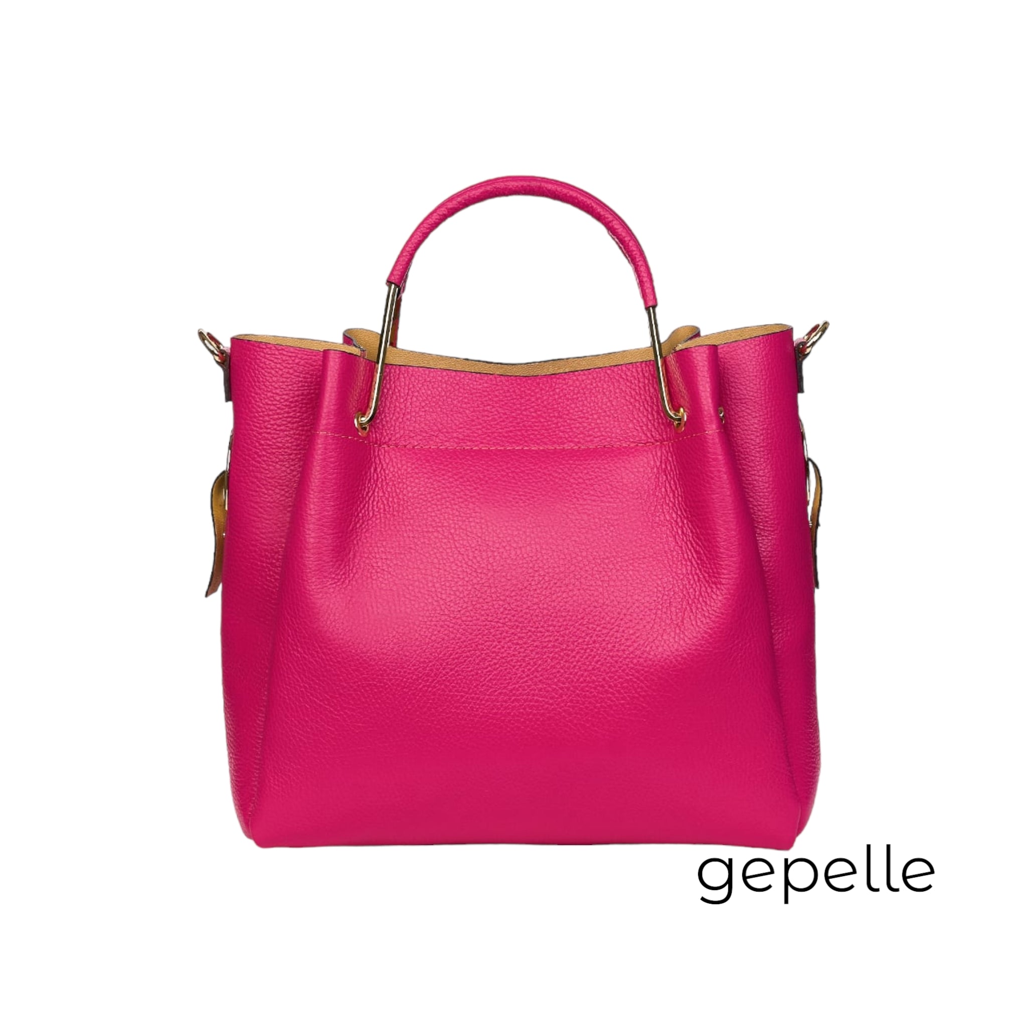 Geanta roz fuchsia din piele naturala Zamora – gentipiele
