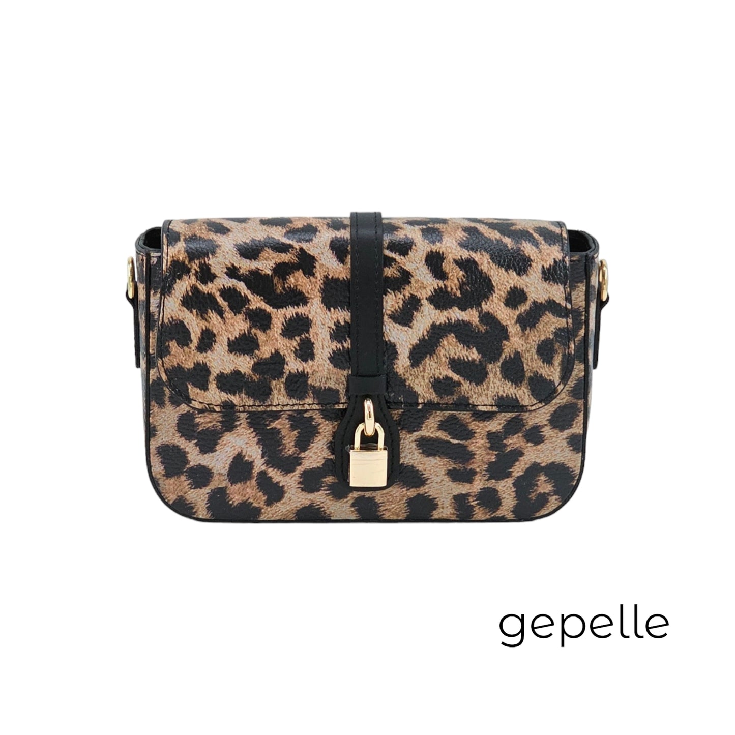 Geanta animal print din piele naturala Noemi