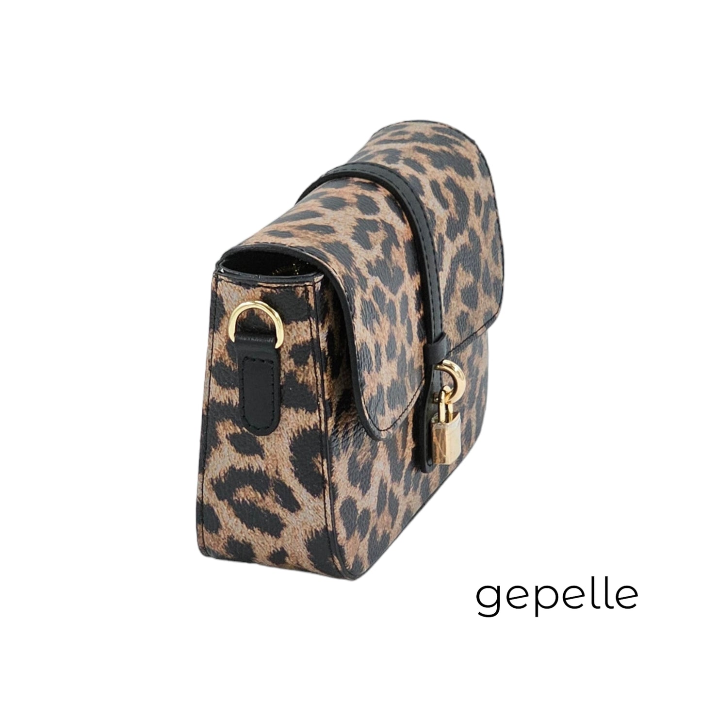 Geanta animal print din piele naturala Noemi