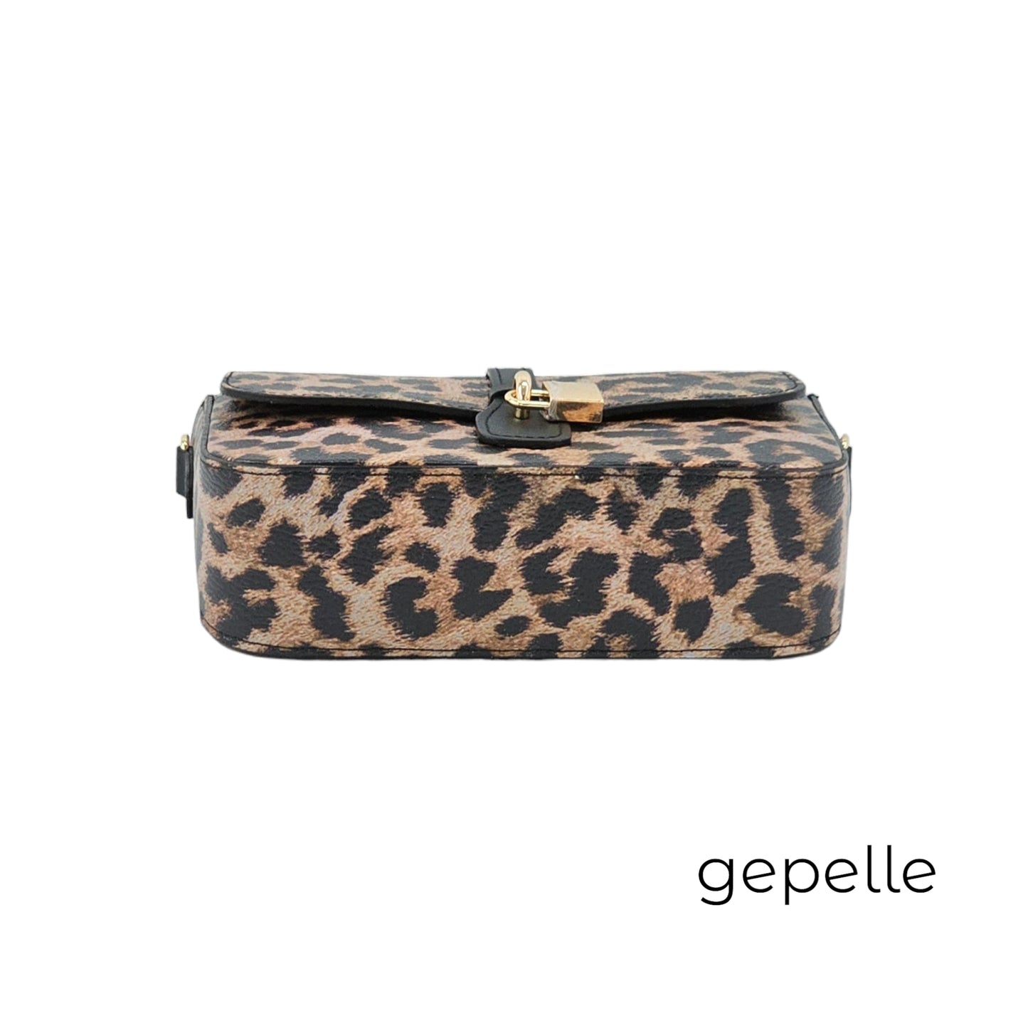 Geanta animal print din piele naturala Noemi