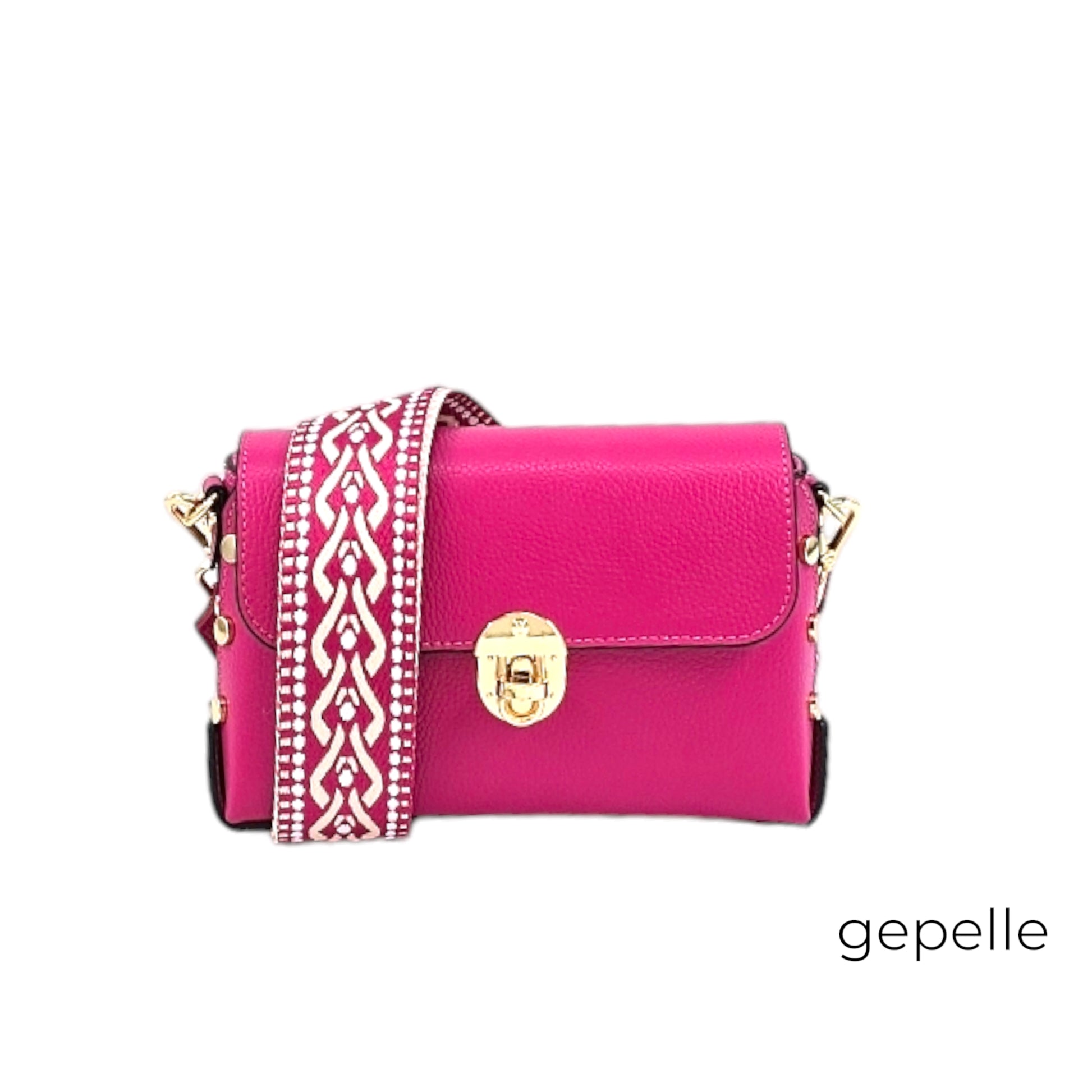 Geanta Fuchsia Din Piele Naturala Teresa Gentipiele