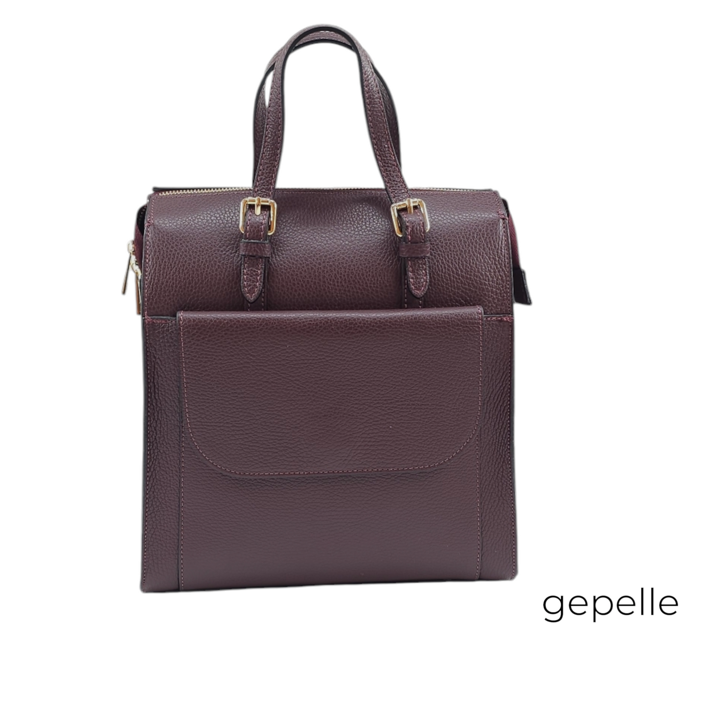 Geanta rucsac bordo din piele naturala Ophelia